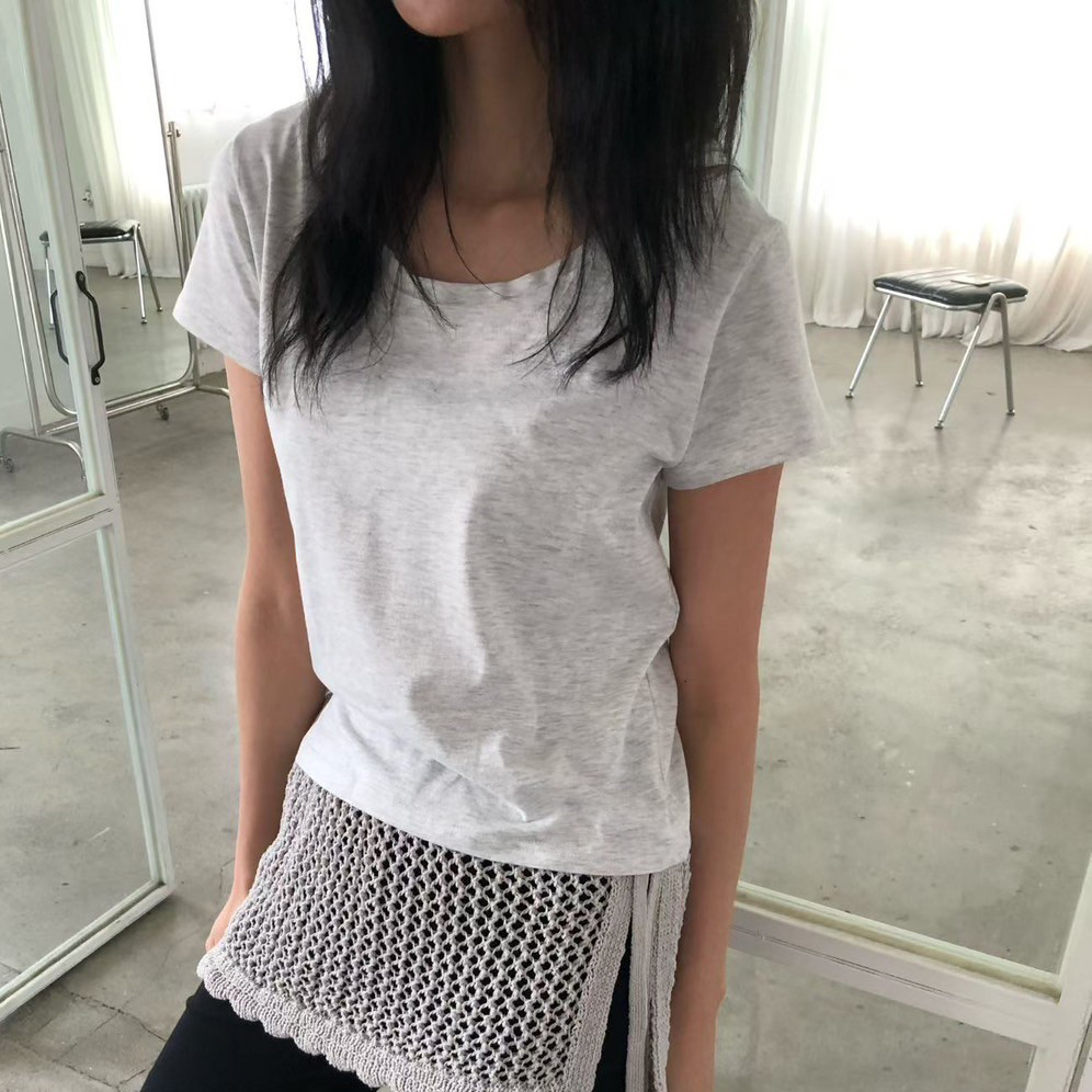 基本款daily短袖圓領棉TEE上衣 / 3色