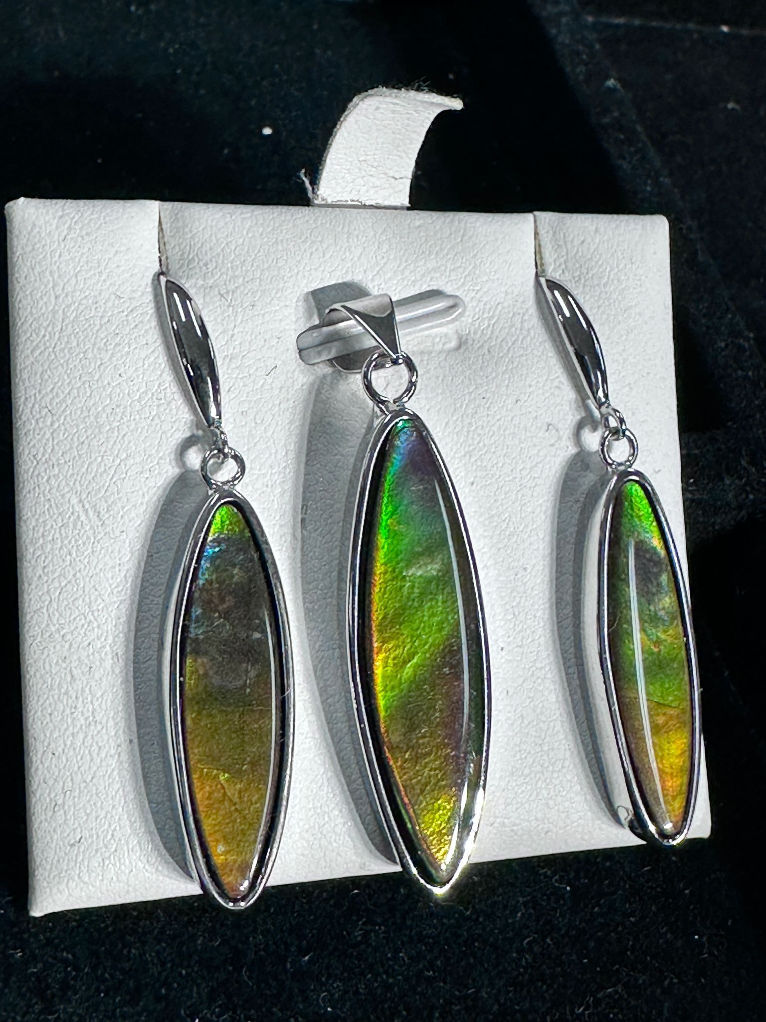 RX04 加拿大斑彩 吊咀耳環套裝4