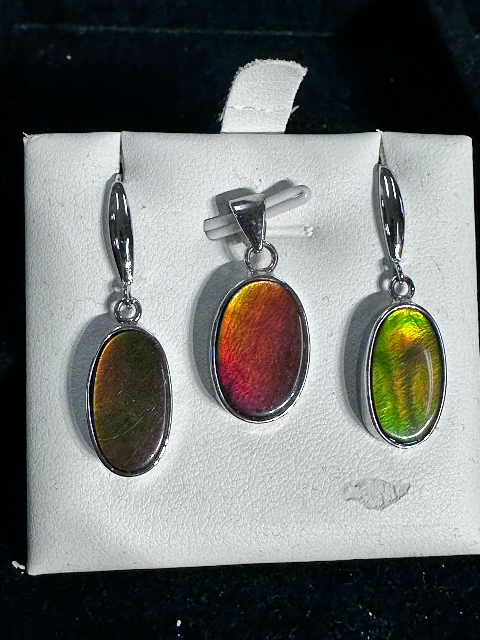 RX05 加拿大斑彩 吊咀耳環套裝5