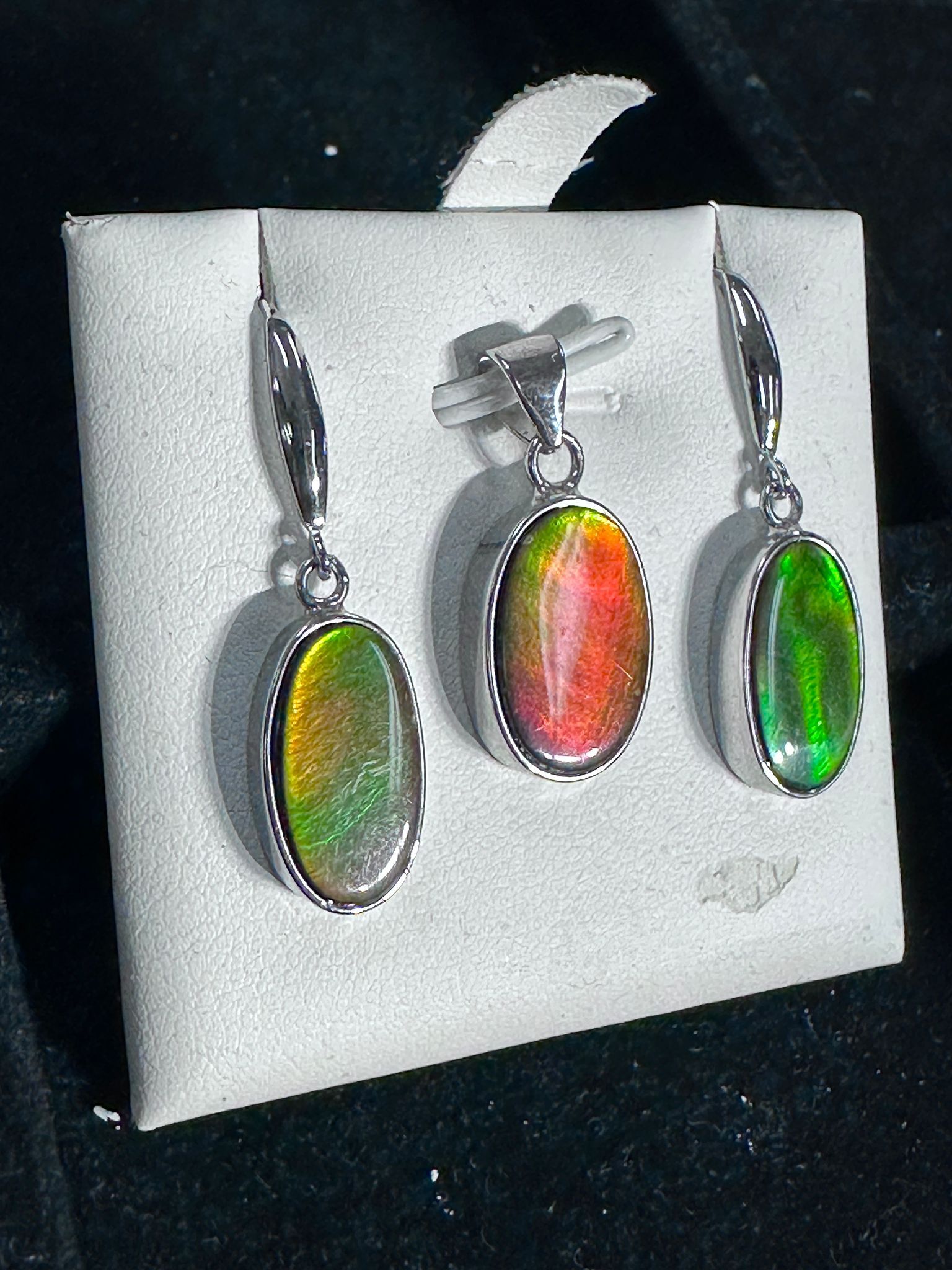 RX05 加拿大斑彩 吊咀耳環套裝5