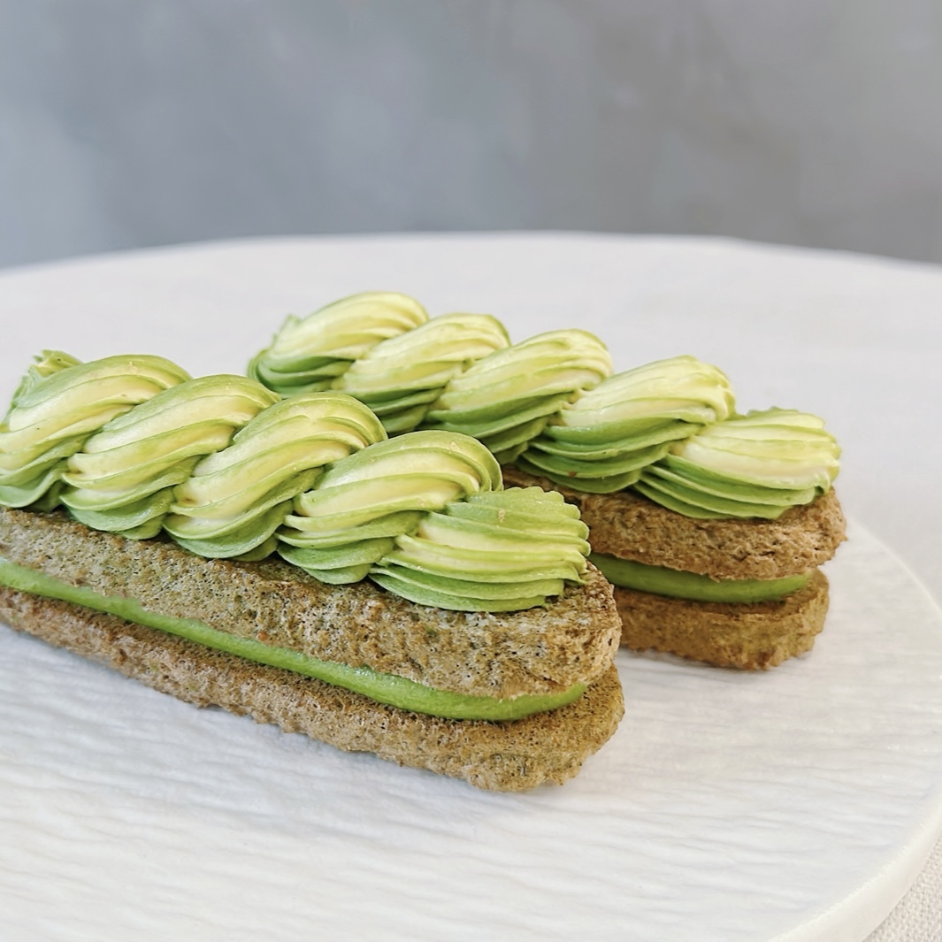 🌿 青 · 抹茶百香果達克瓦茲