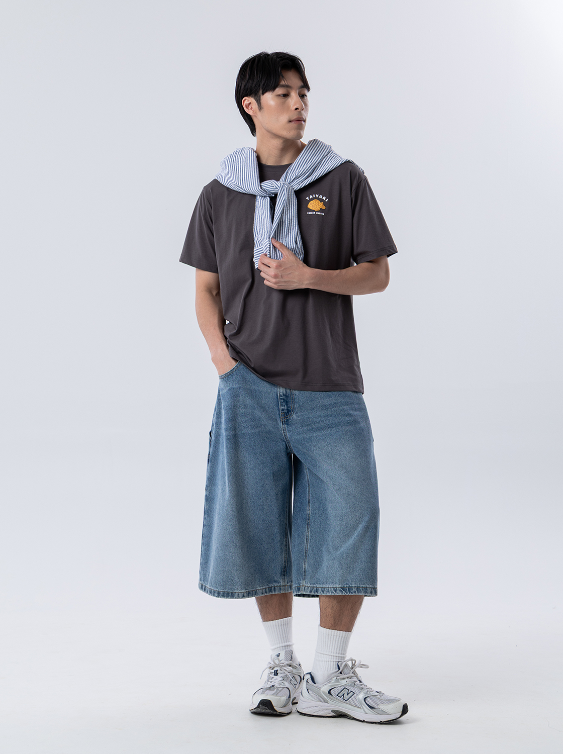 畫家工匠八分褲