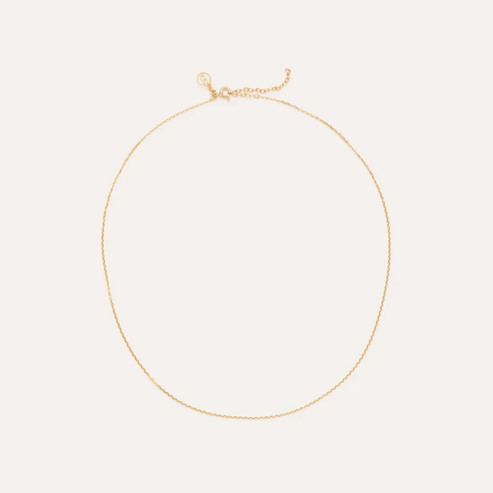 1YA0326-348 [YAY PARIS] Fine Chain 45cm 750‰ Gold #520sicnlgJ00 (EU)
