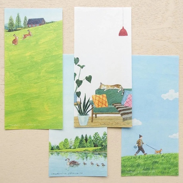 日本表現社 x 浅野みどり 一筆箋 共2款