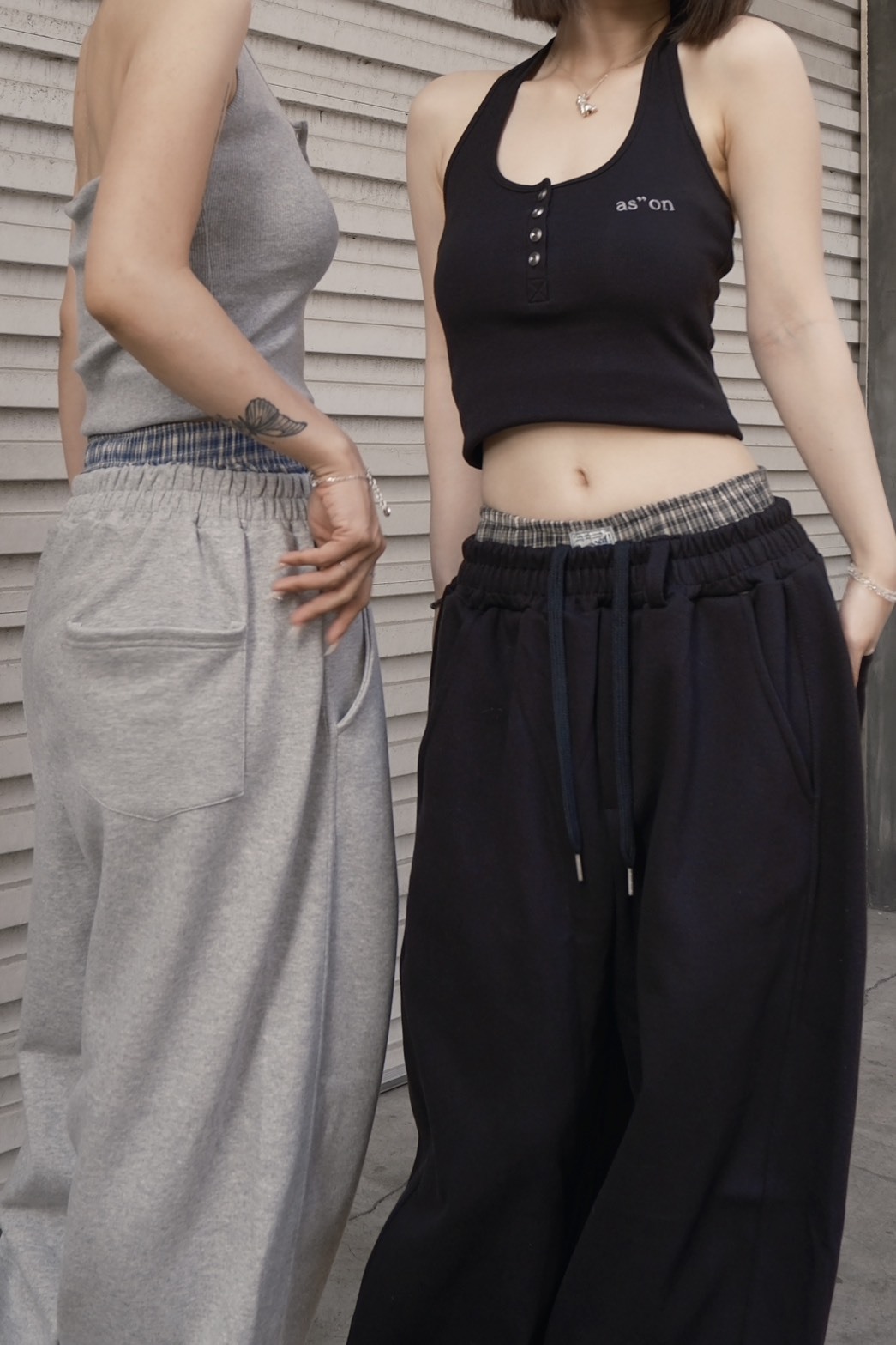 <假兩件神褲✨> 叛逆靈魂 雙褲頭寬鬆棉褲