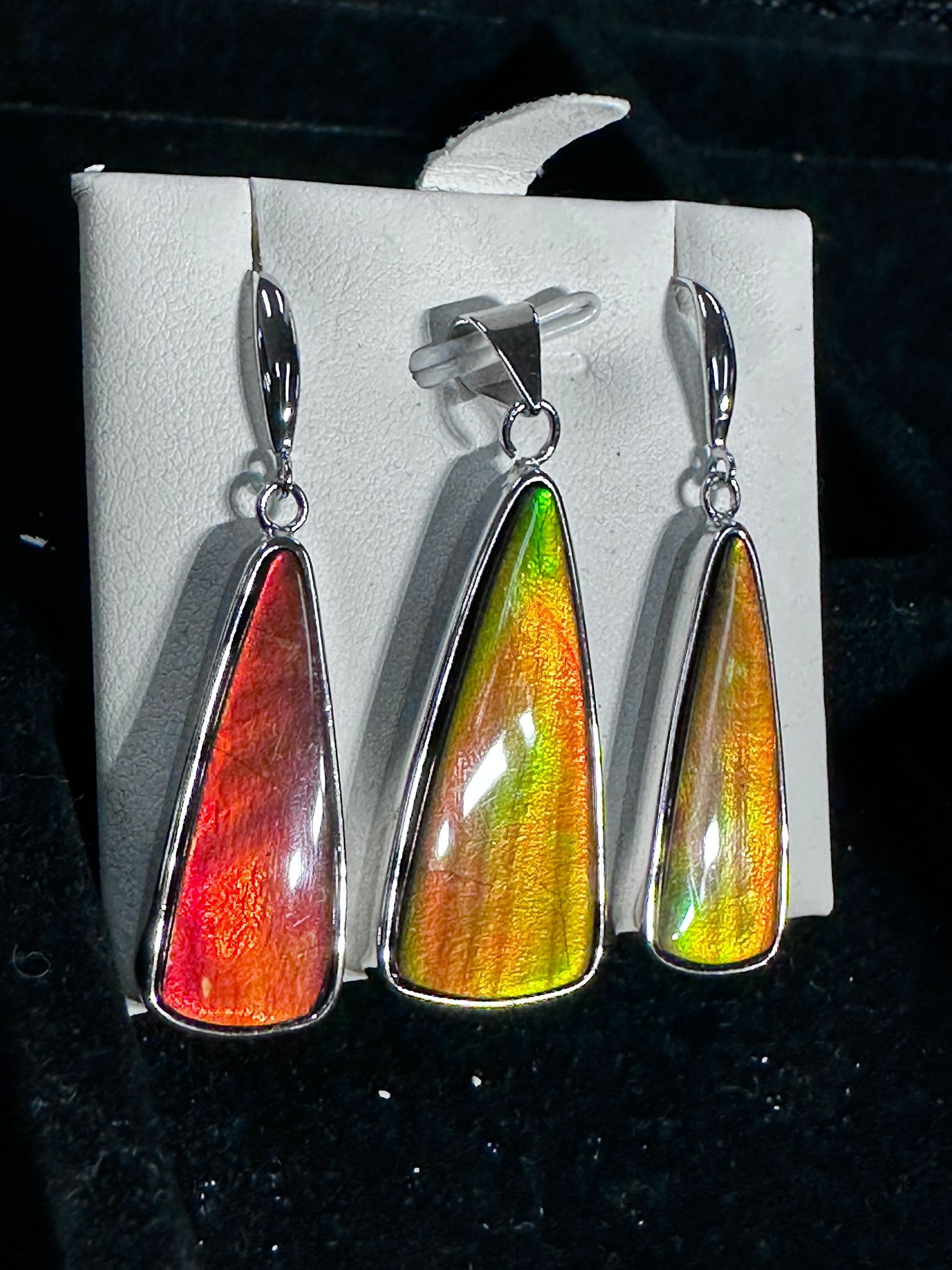 RX09 加拿大斑彩 吊咀耳環套裝9