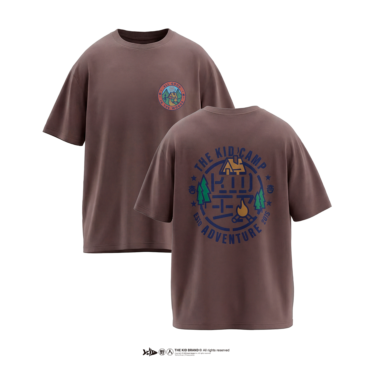 KID ® 森林露營徽章短T