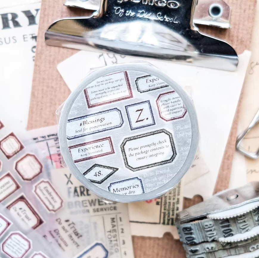 文具人格｜標籤II 霧面PET