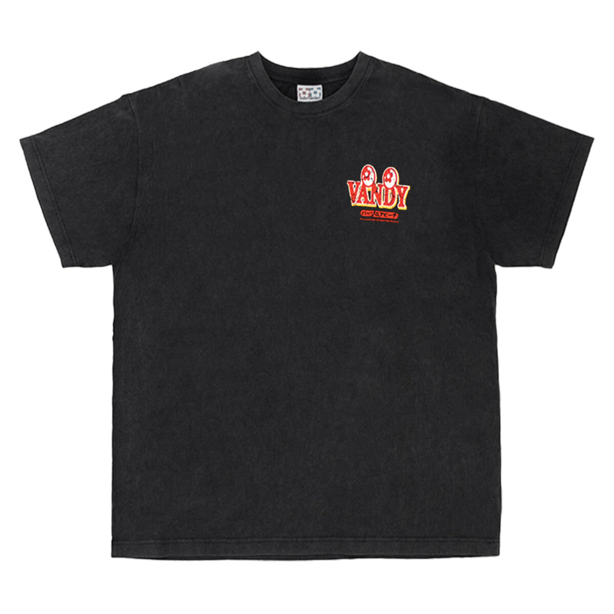 VANDYTHEPINK® CUP NOODLE EYE LOGO TEE 黑色 杯麵 眼睛 印花 短T【VD1089-100】