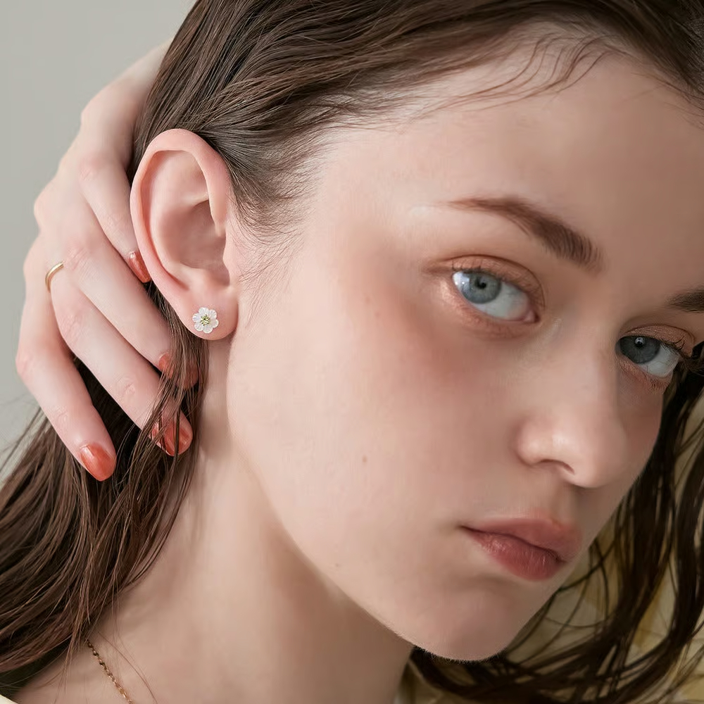 [連線優惠] NOJESS 金色貝殼耳環