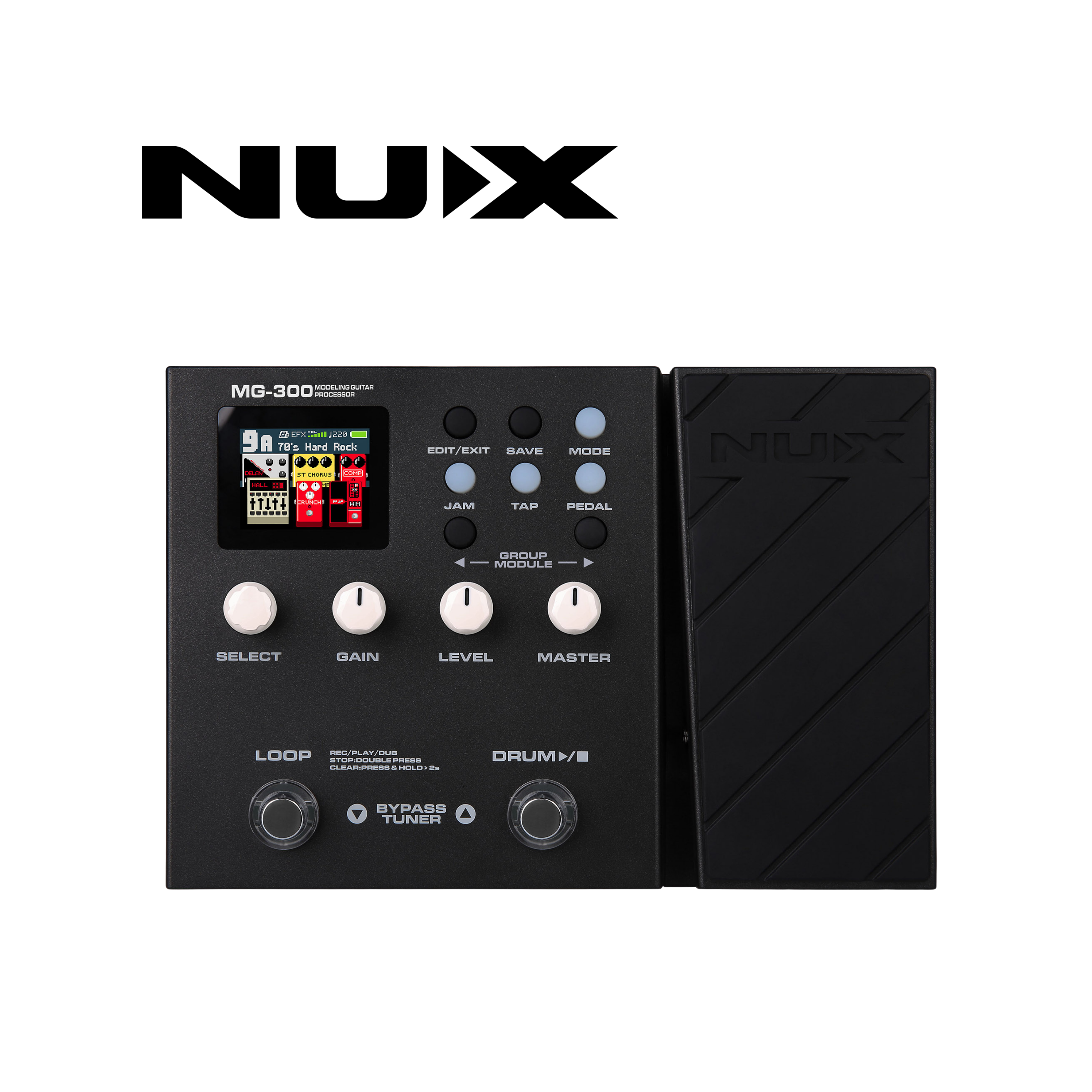 NUX MG-300 綜合效果器 內建鼓機 入門推薦 MG300