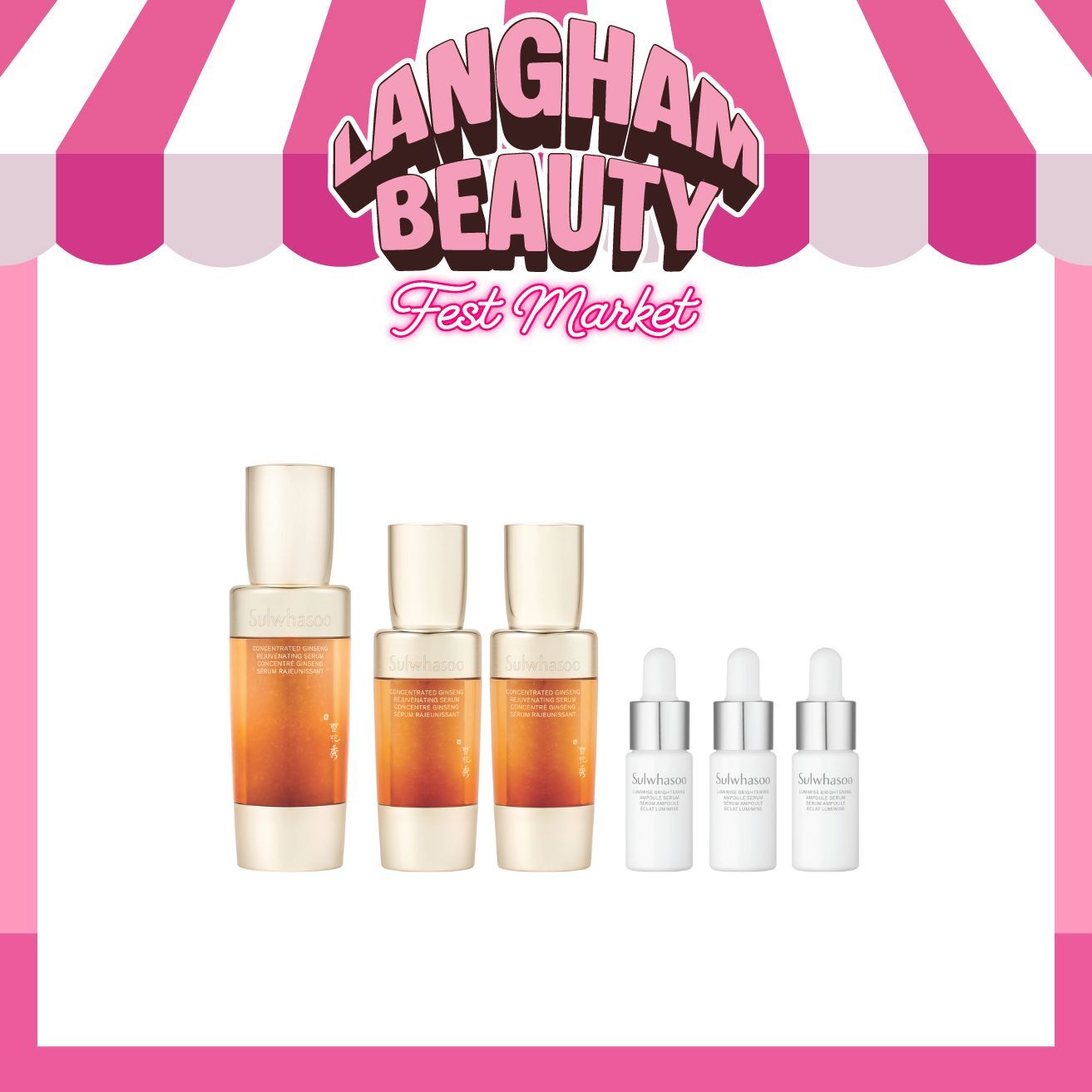 SULWHASOO 人參精華 x 臻白精華雙組合皇牌套裝