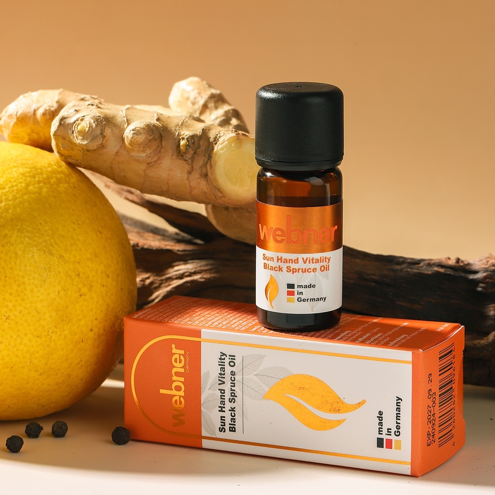 webner 葦柏納｜太陽之手活絡黑雲杉精華油10ml