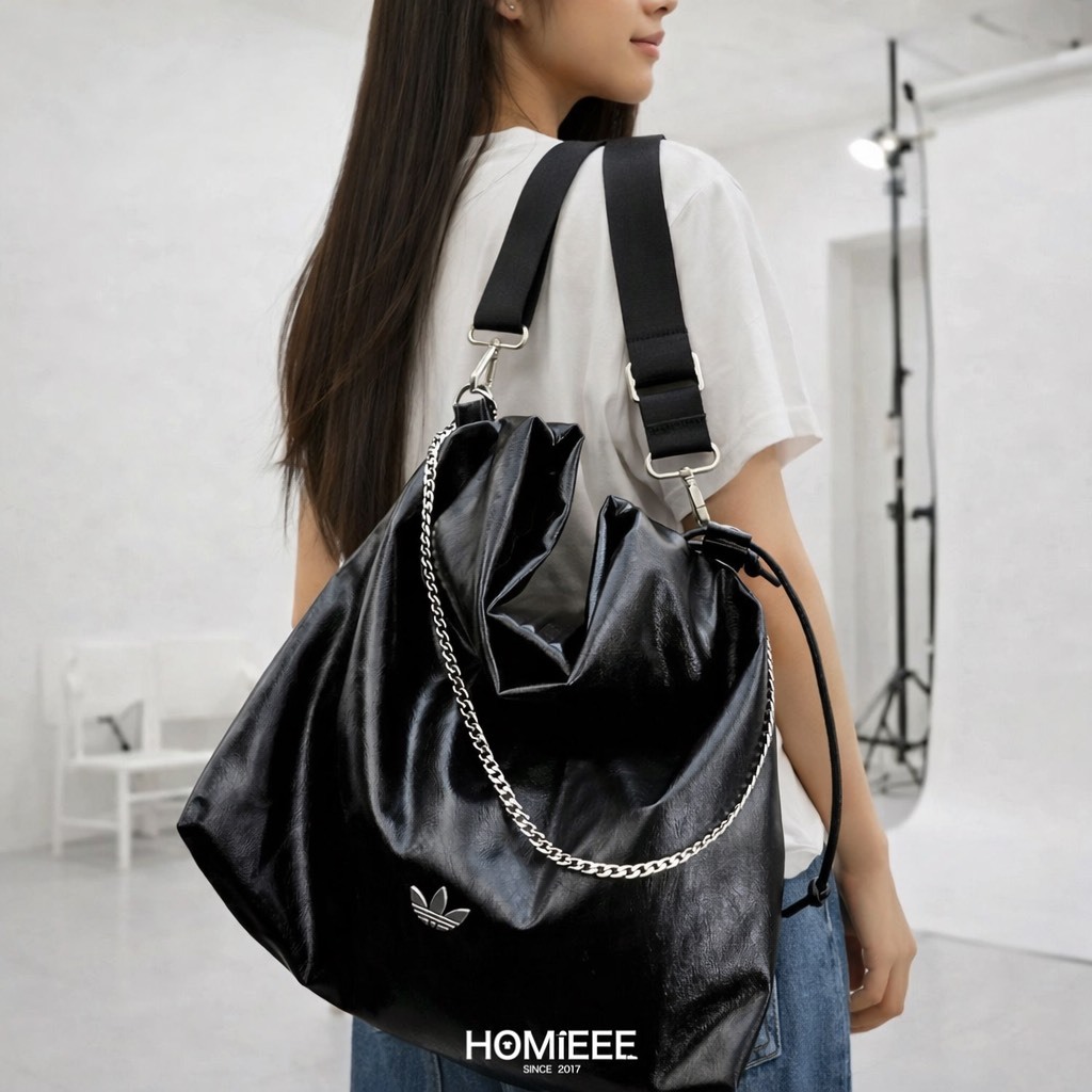 Adidas Originals Bag 小香風  斜挎包 單肩包 黑色 [KS5157]