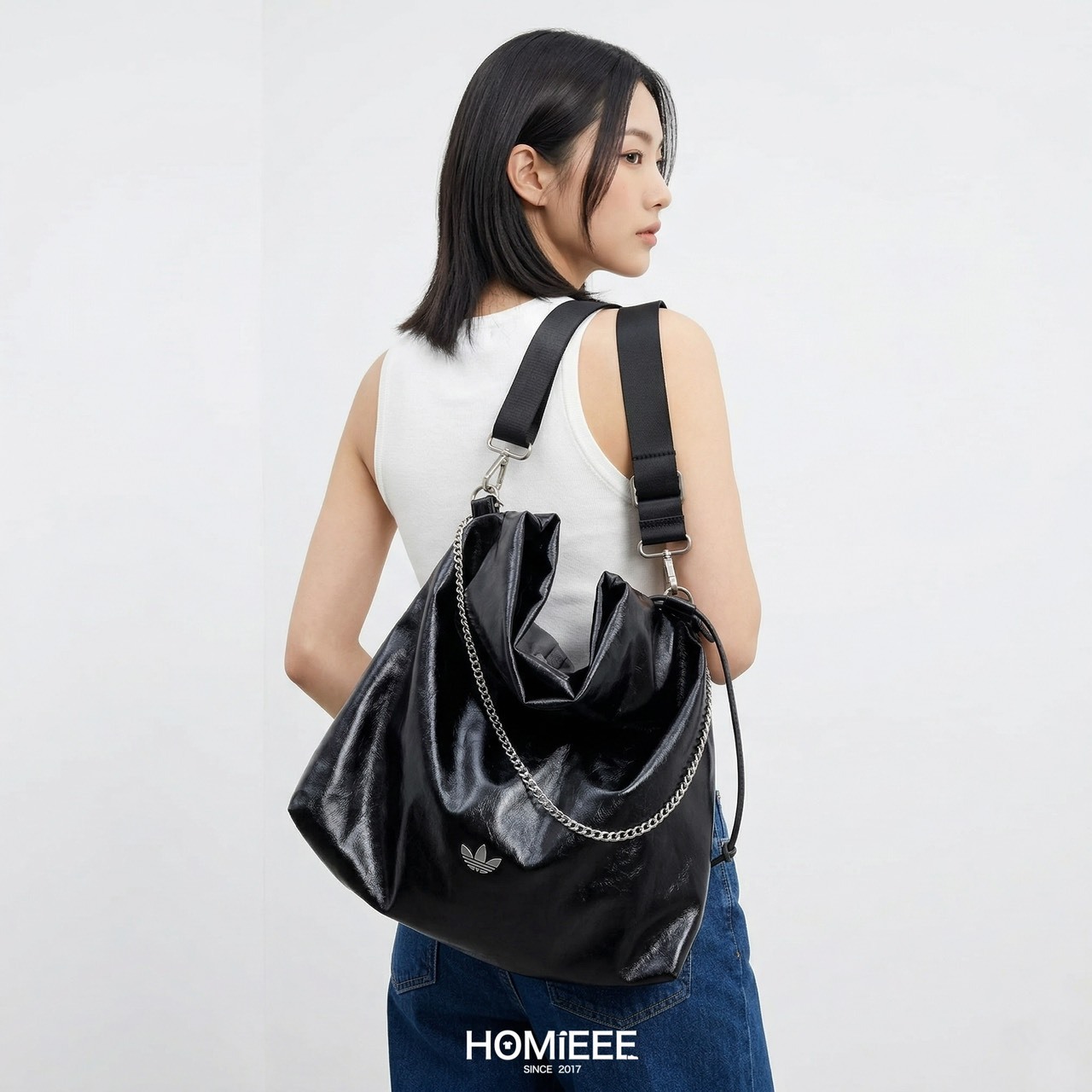 Adidas Originals Bag 小香風  斜挎包 單肩包 黑色 [KS5157]