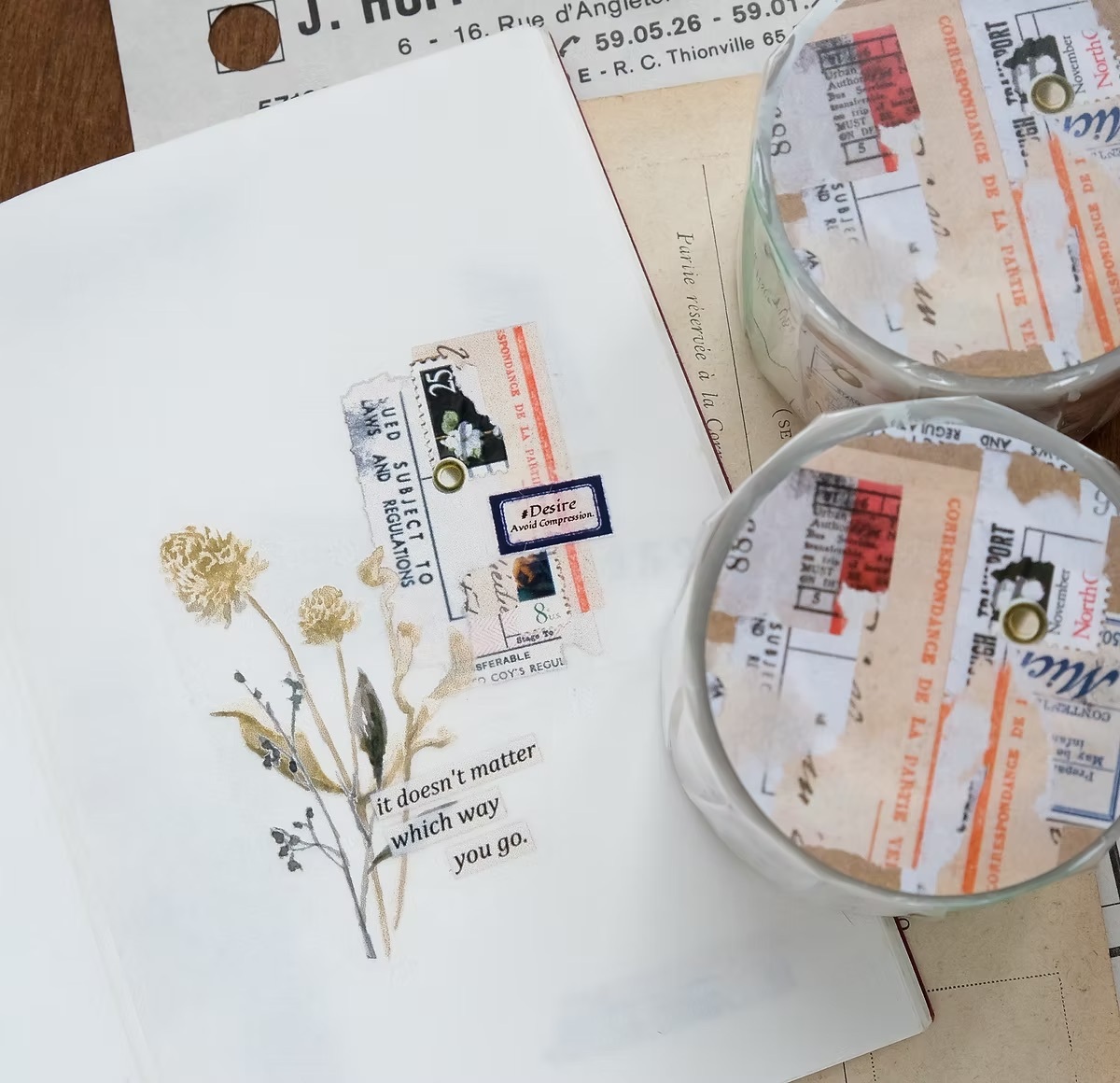 文具人格｜碎語​ 霧面PET