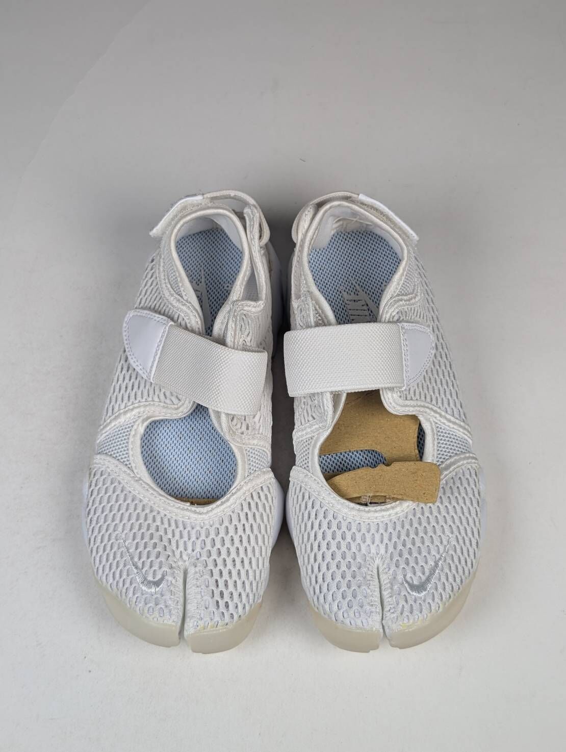 左右腳鞋底鞋面泛黃 848386-100/5 W NIKE AIR RIFT BR 忍者鞋 白色