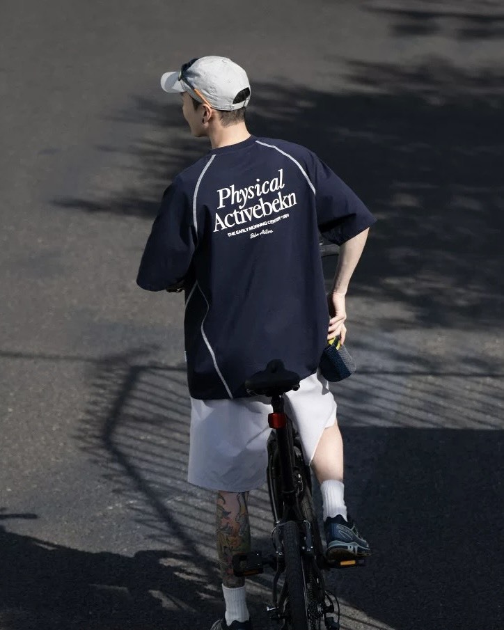 #預購 BELLKENIDEA 7A抗菌 撞色明線 插肩拼接 運動涼感 百搭短踢 四色