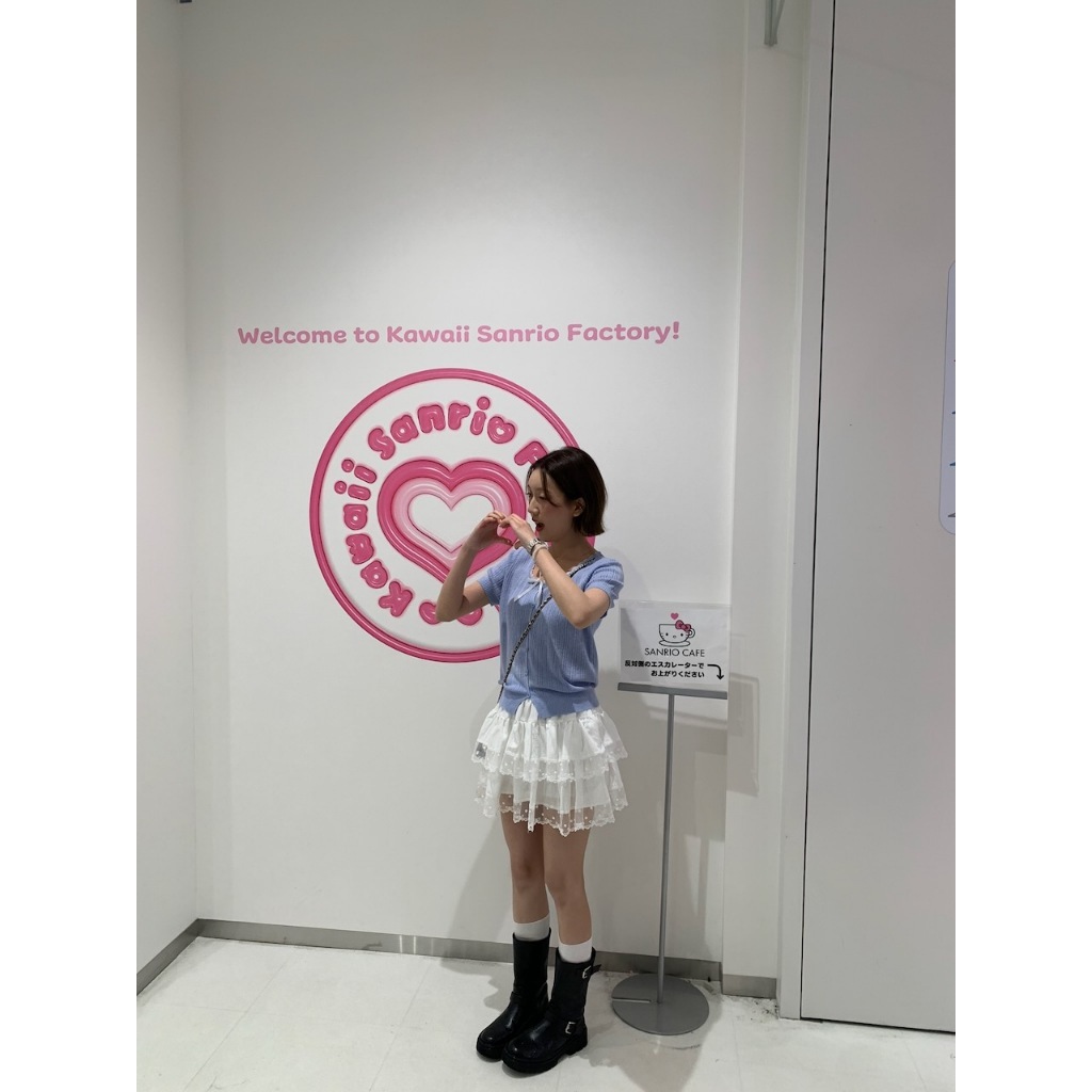 【imfine】戀愛感蝴蝶結刺繡蛋糕裙 #4529