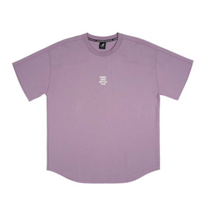 KANGOL 短袖 紫色 白LOGO 涼感 圓弧下擺 短T 中性 6525102592