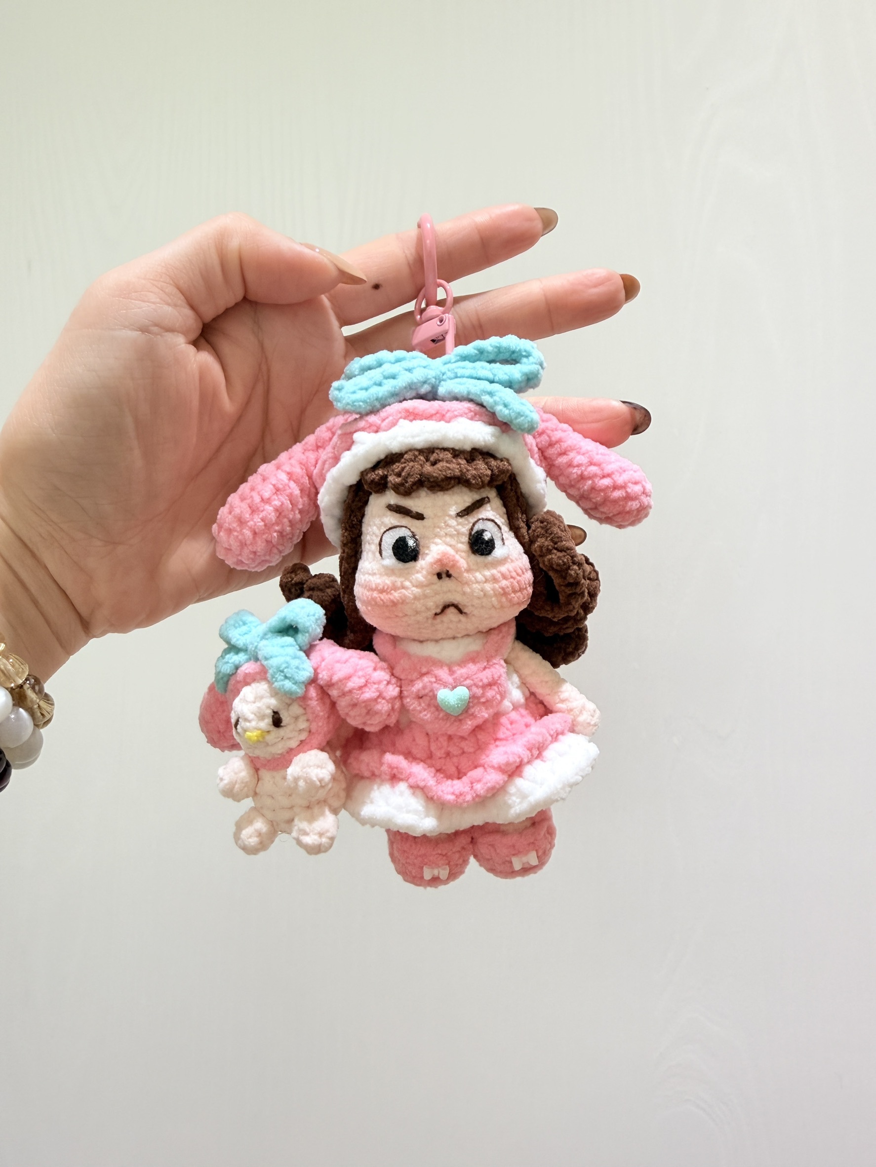 預購011-美樂蒂小小醜娃吊飾『約10cm』『預購時間45-90天』