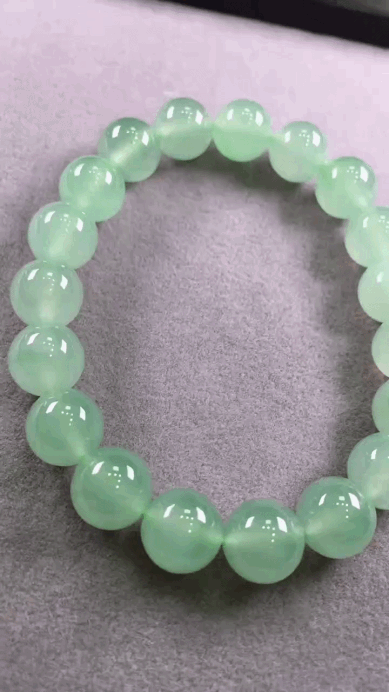 316315 翡翠冰晴色手串 (10mm直徑)