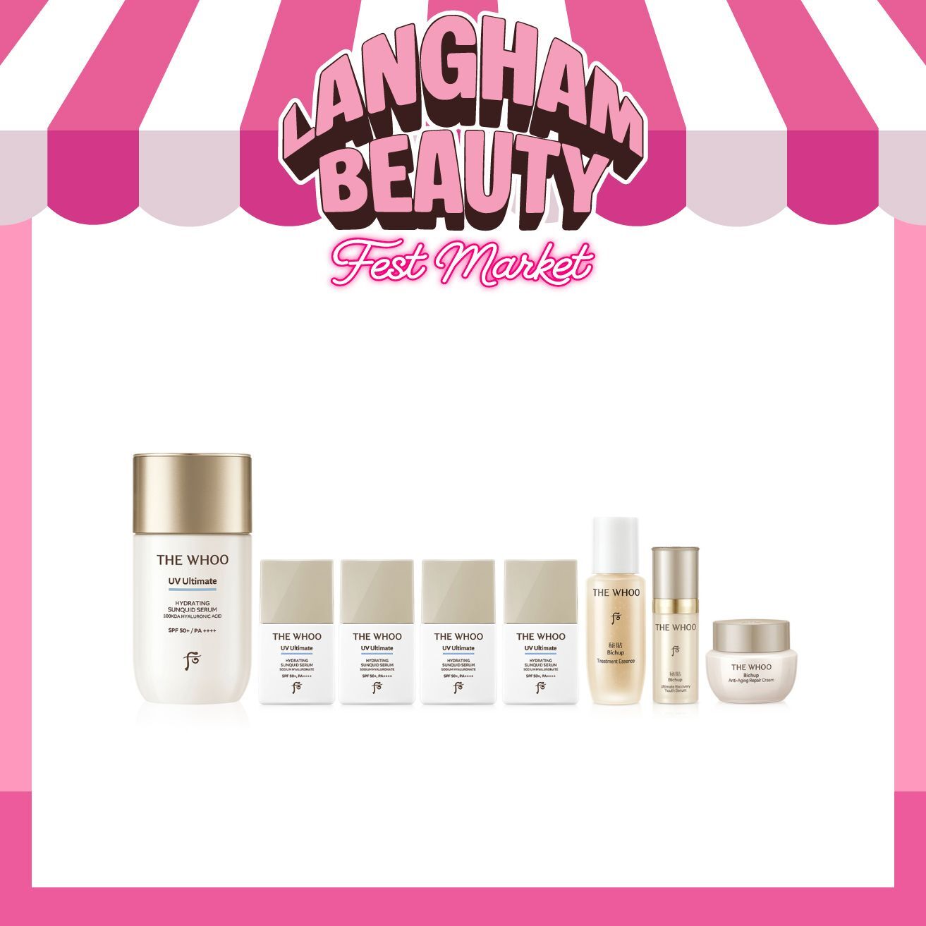 THE WHOO 專業禦光 保濕防曬乳套裝