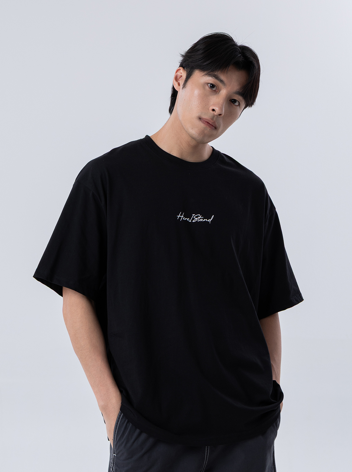 【3件999】【期間限定】質感文字印花T