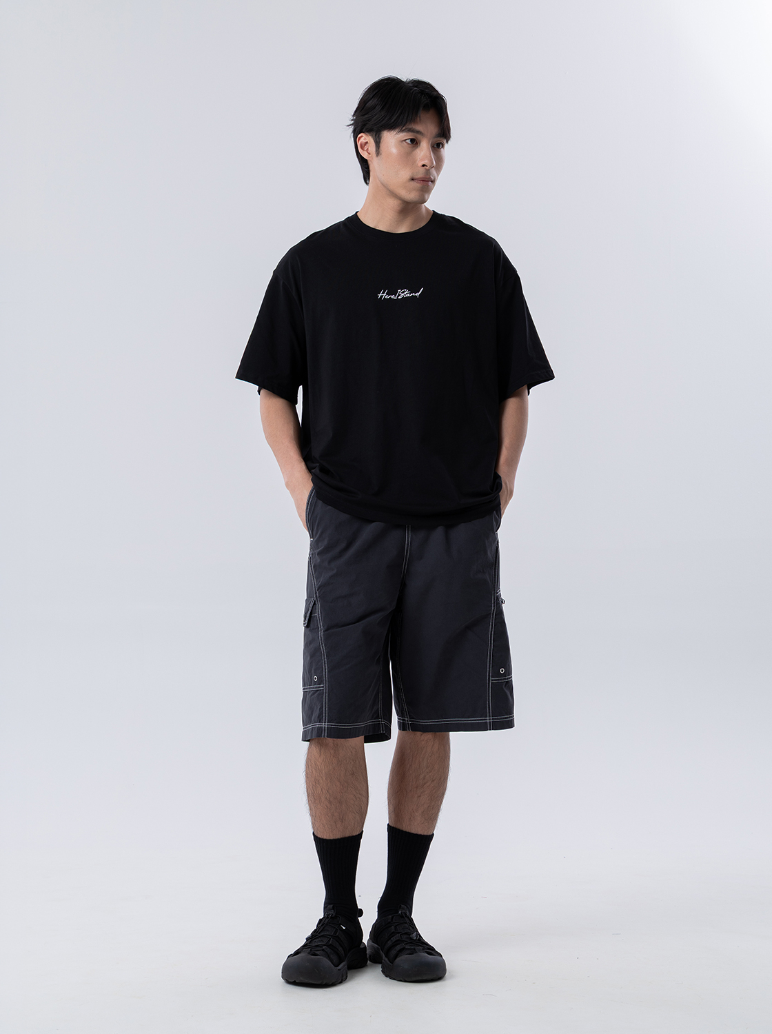 【3件999】【期間限定】質感文字印花T