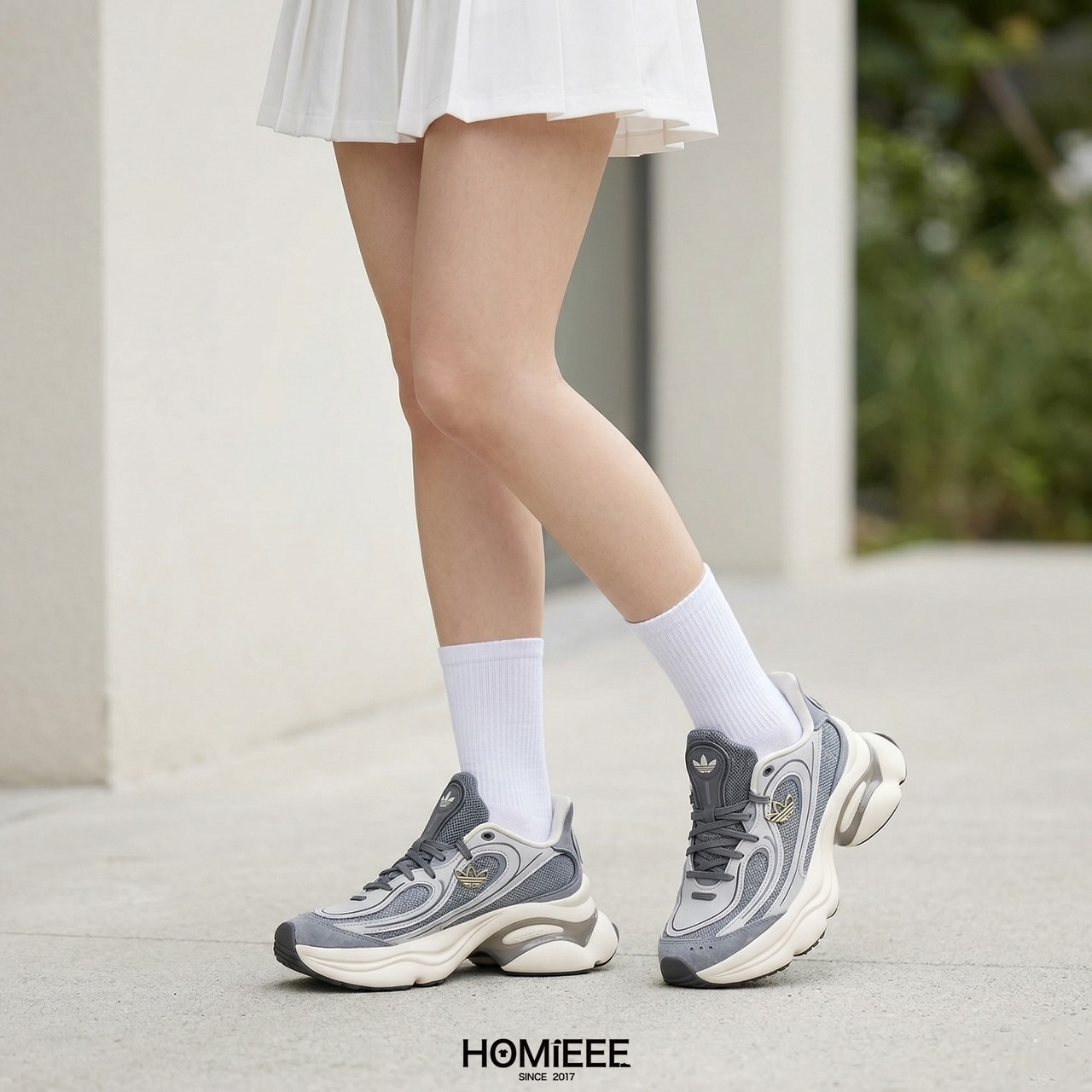 Adidas Originals Ozvenuz 厚底鞋 增高 霧霾灰 宋雨琦 [KJ3974]