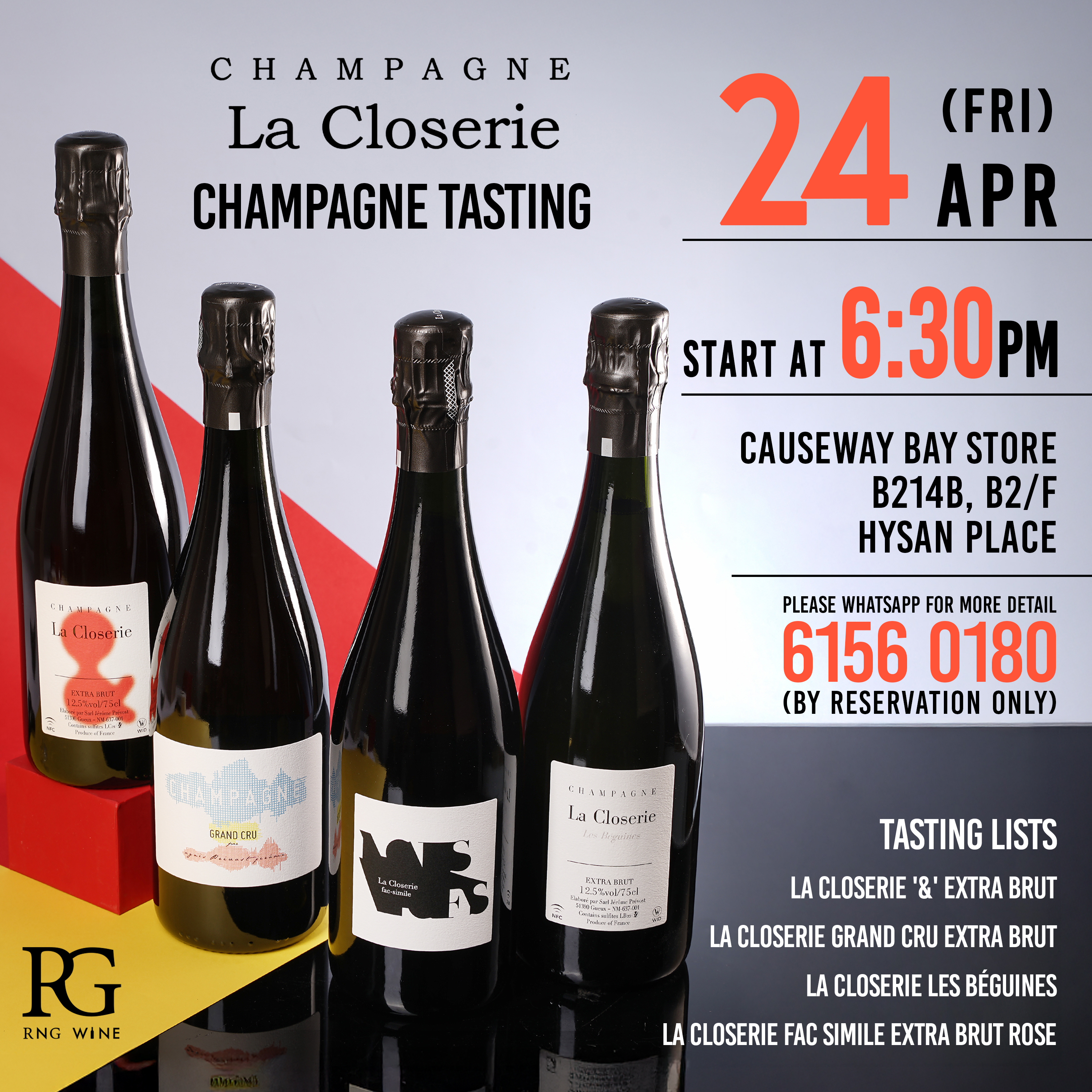 Jerome Prevost Tasting Ticket 24/4/2026(Fri)