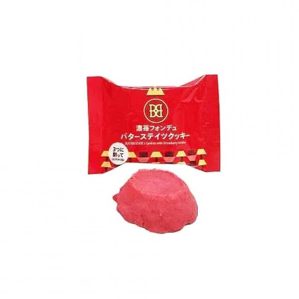 (預購商品) 日本 711限定 BUTTER STATE'S 草莓巧克力奶油厚餅乾 3入