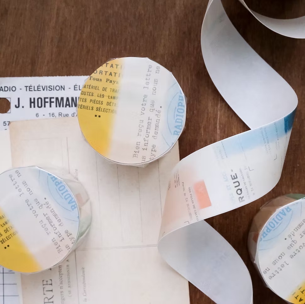 文具人格｜映頁 和紙膠帶