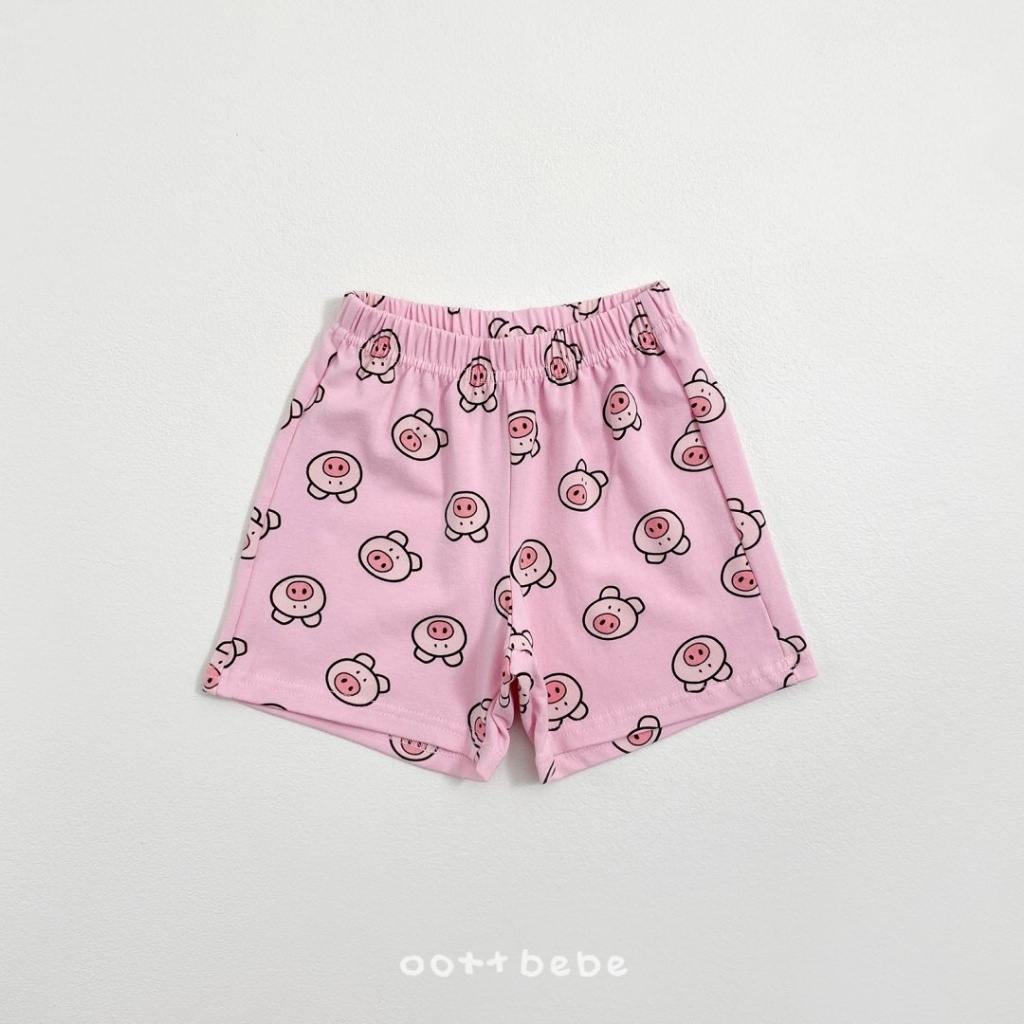 韓國🇰🇷OOTTBEBE 童趣印花滿版短褲(XS-XL)