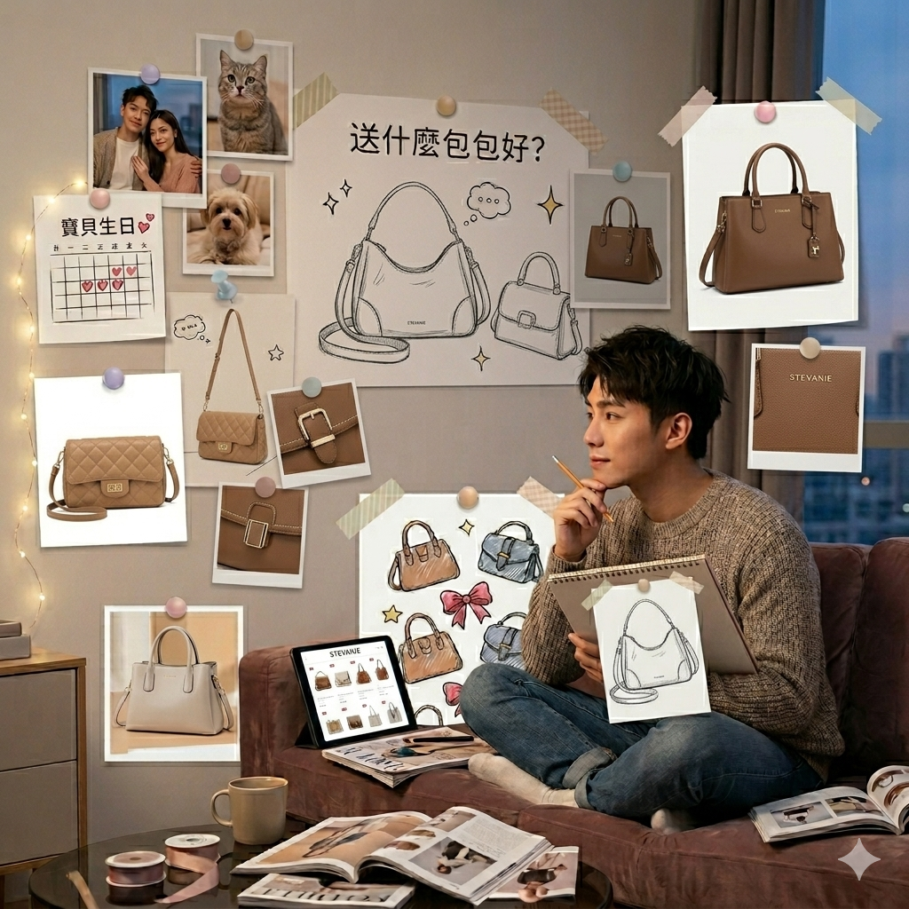 STEVANIE Alyssa 真皮包款系列形象照