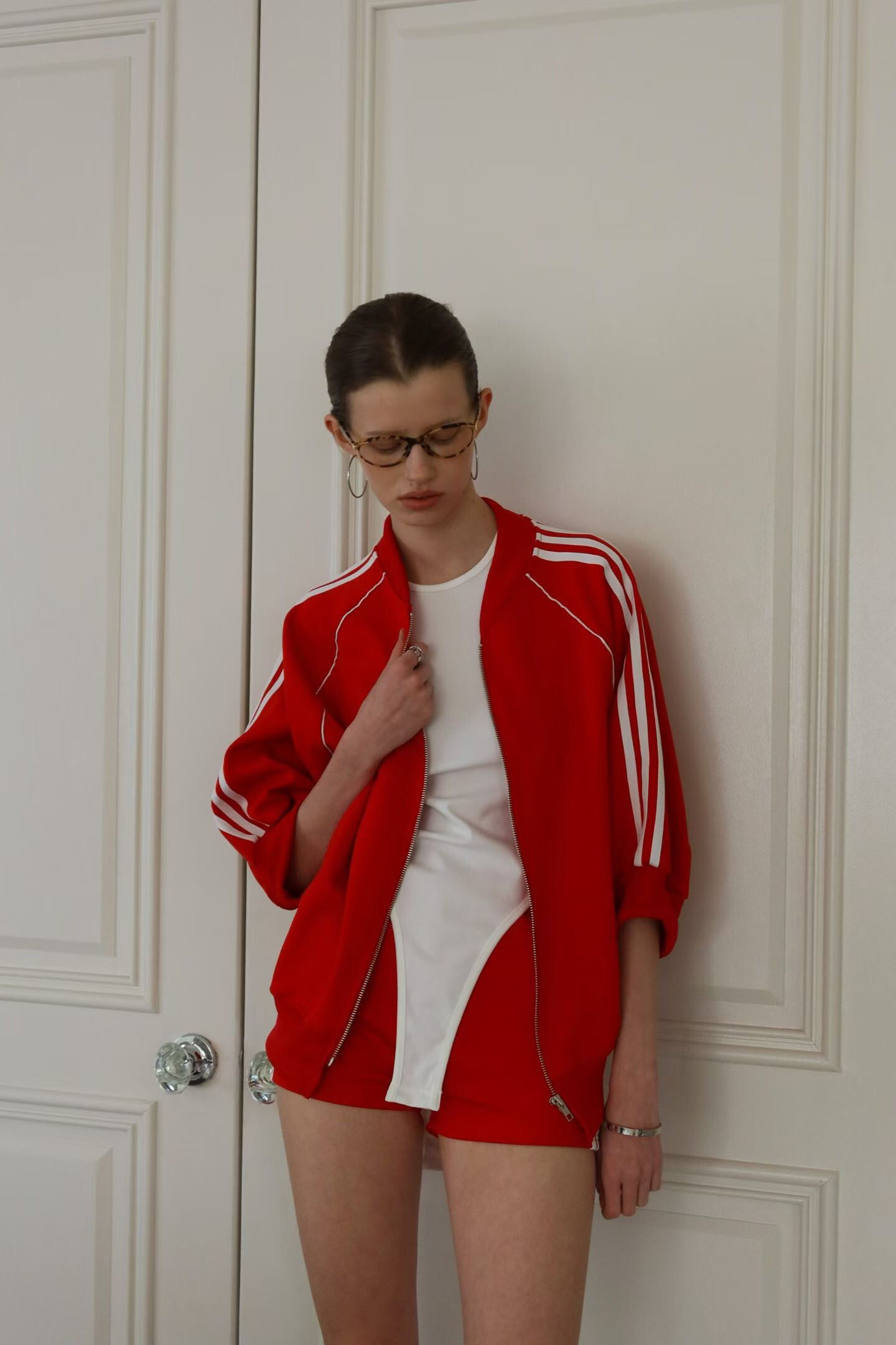 造型挖背連體背心