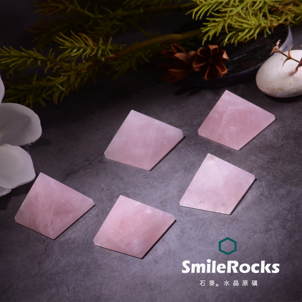 【石麥SmileRocks】粉水晶金字塔