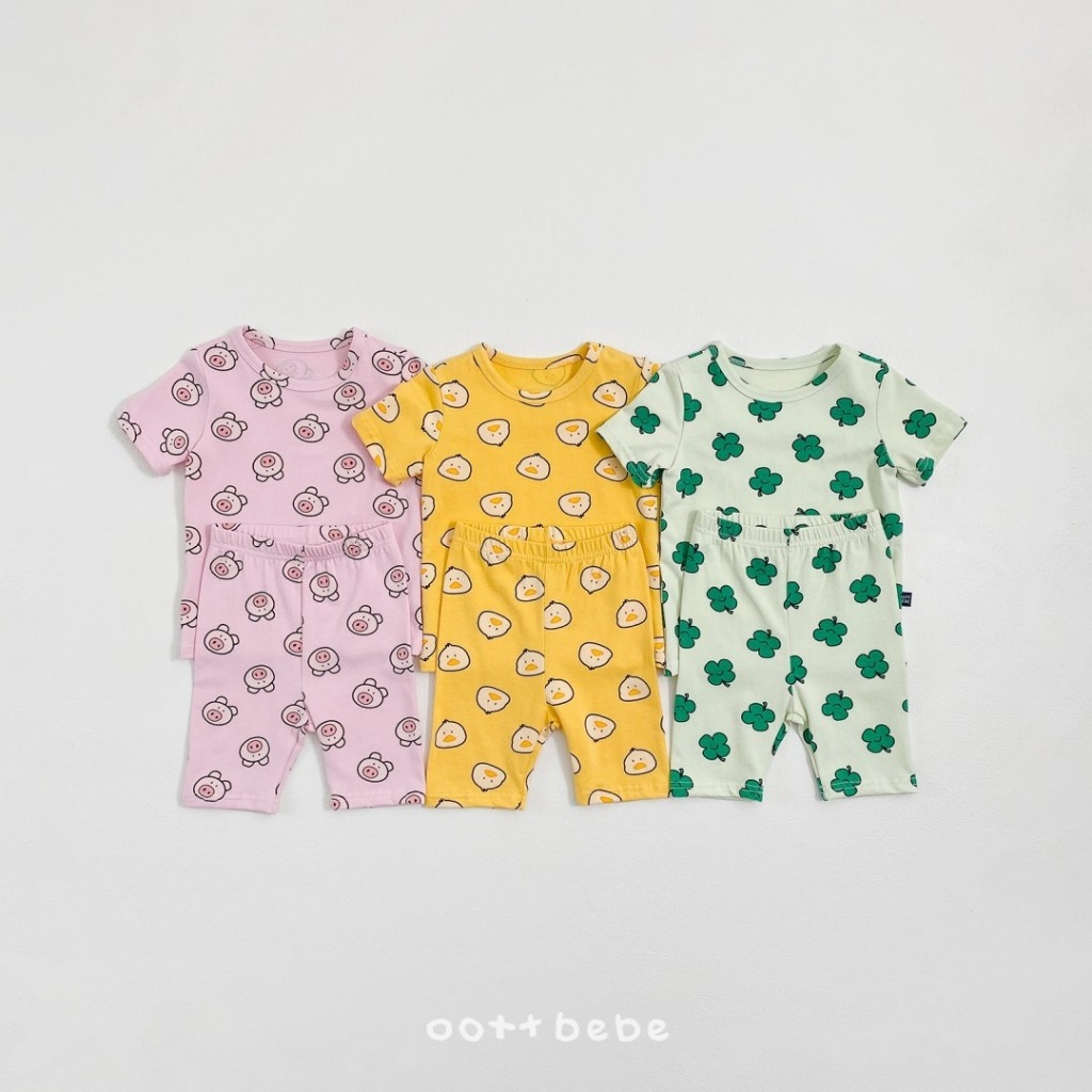 韓國🇰🇷OOTTBEBE 童趣滿版印花家居服(XS-XL)