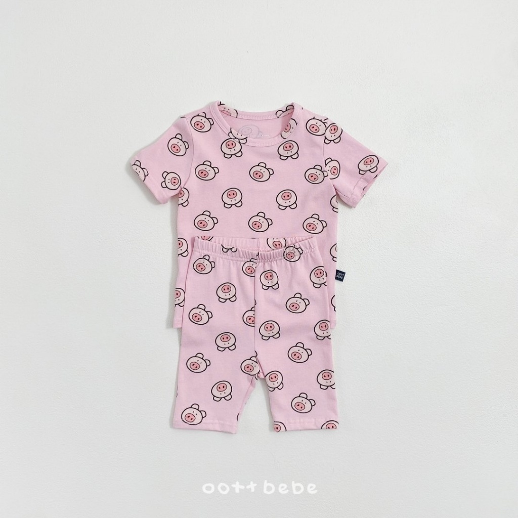 韓國🇰🇷OOTTBEBE 童趣滿版印花家居服(XS-XL)