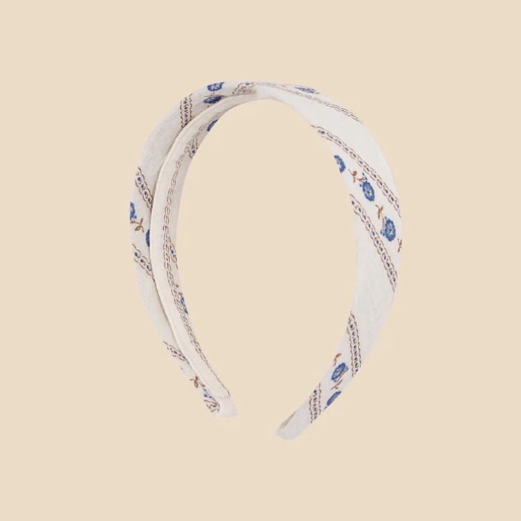 BIRINIT PETIT 小藍花髮箍 Sariñena flat headband