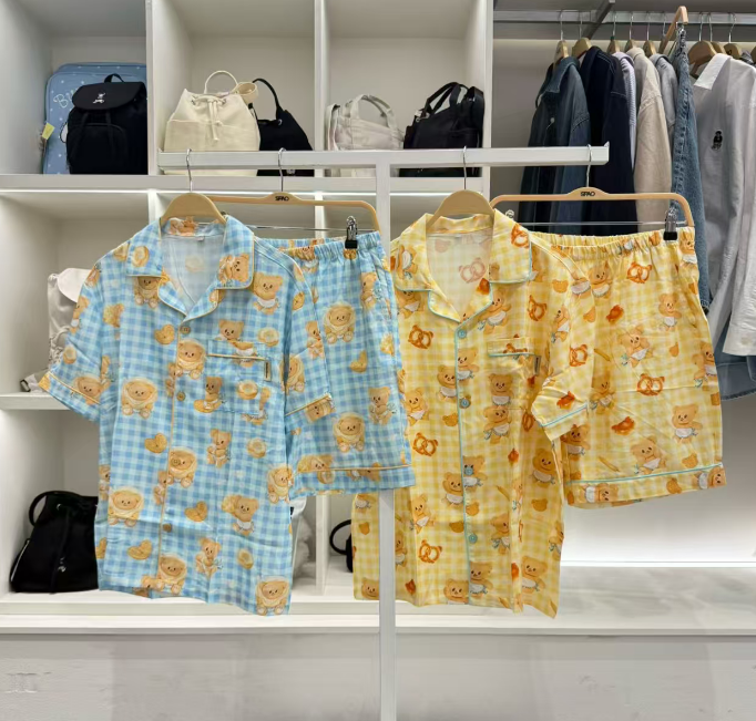 韓國代購 SPAO butterbear 短袖睡衣套裝 SPPPG23U14