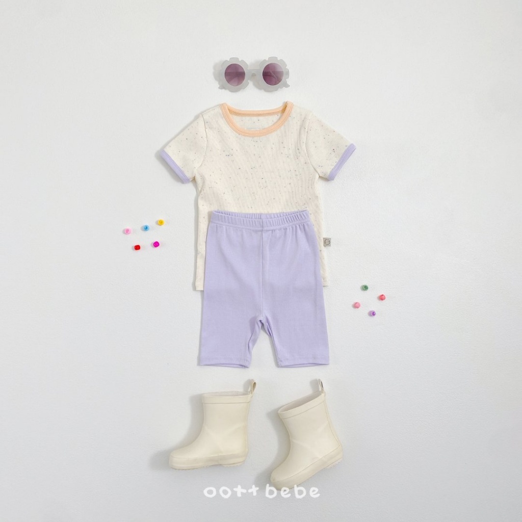 韓國🇰🇷OOTTBEBE 彩棉撞色滾邊家居服(XS-XL)