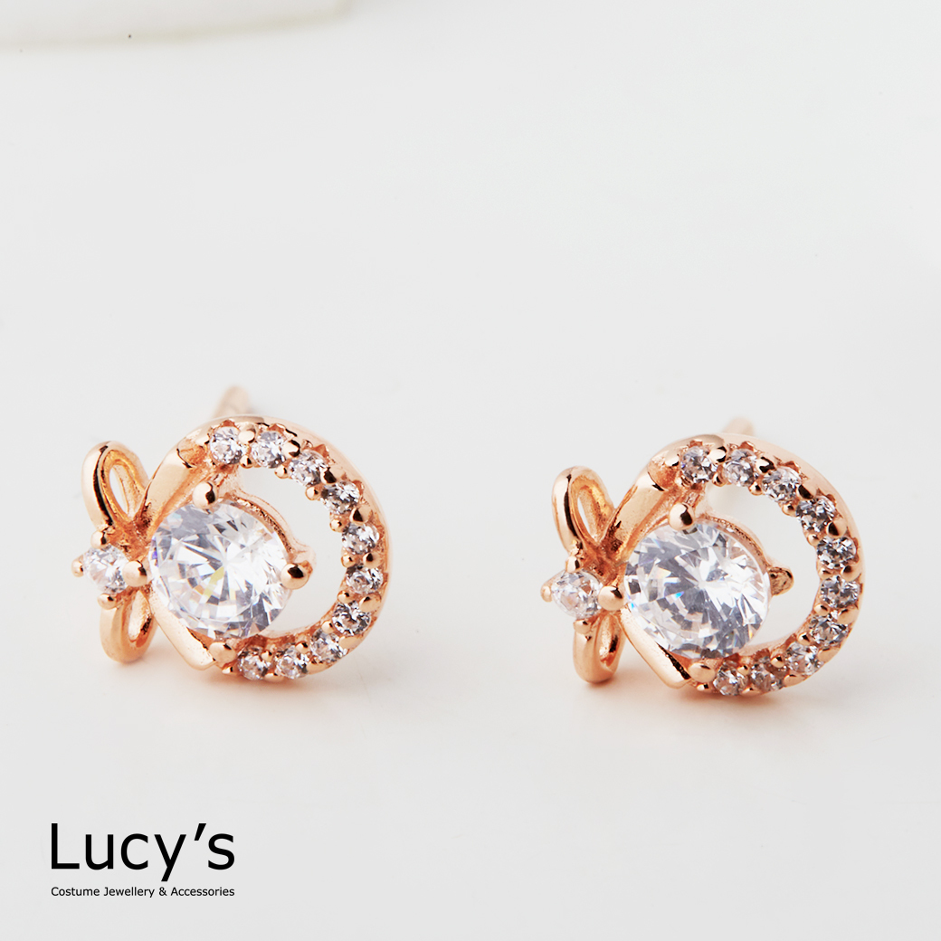 925純銀 璀璨之禮 耳環 (二色) (127166/127167)