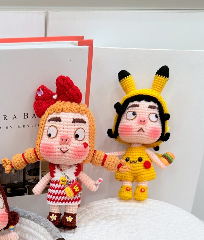 預購026-卡通變裝醜娃吊飾『約12-15cm』『預購時間45-90天』