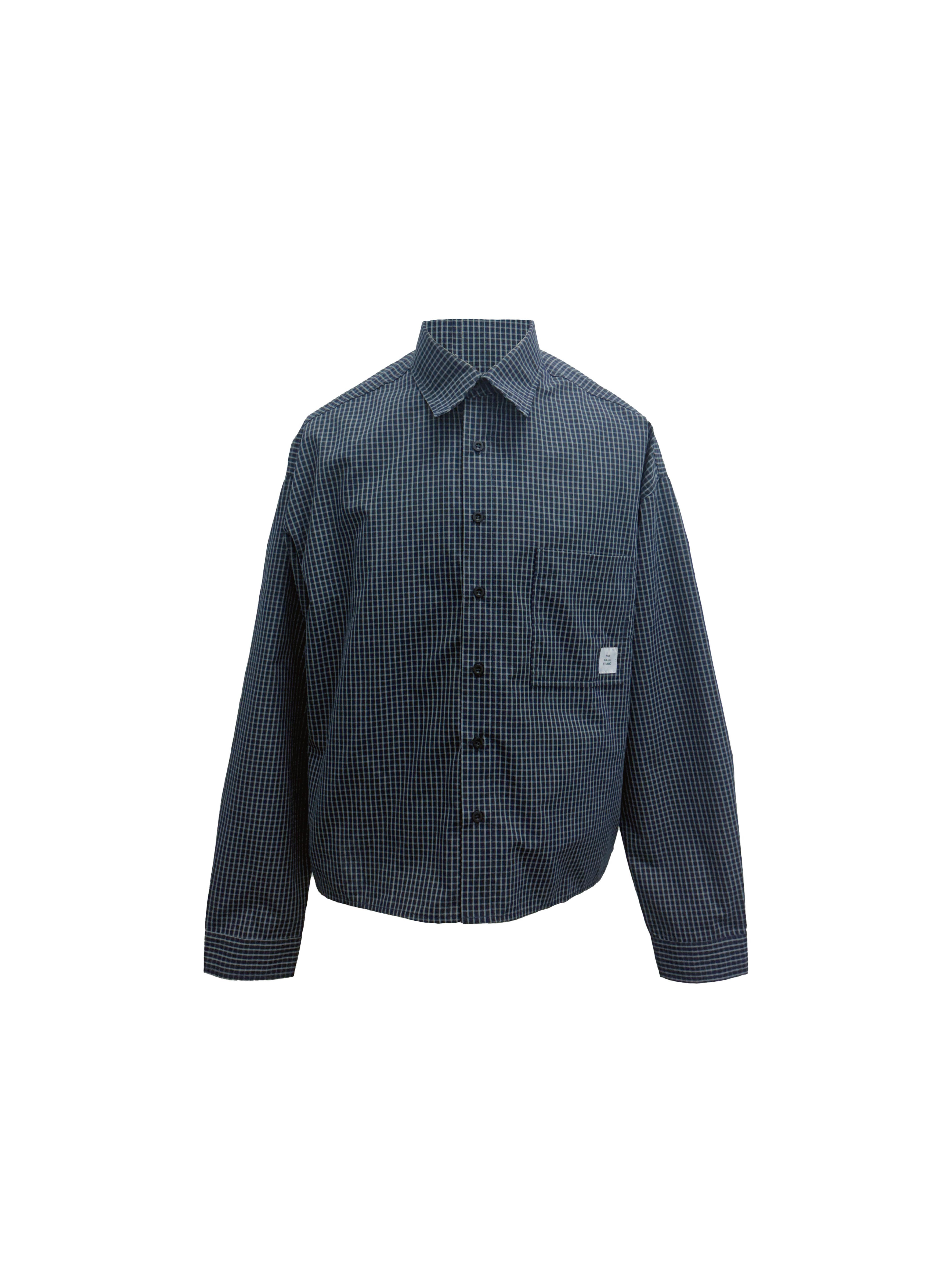 Fashion Killia LCI CHECKER BOXY SHIRT 細小 格紋 襯衫