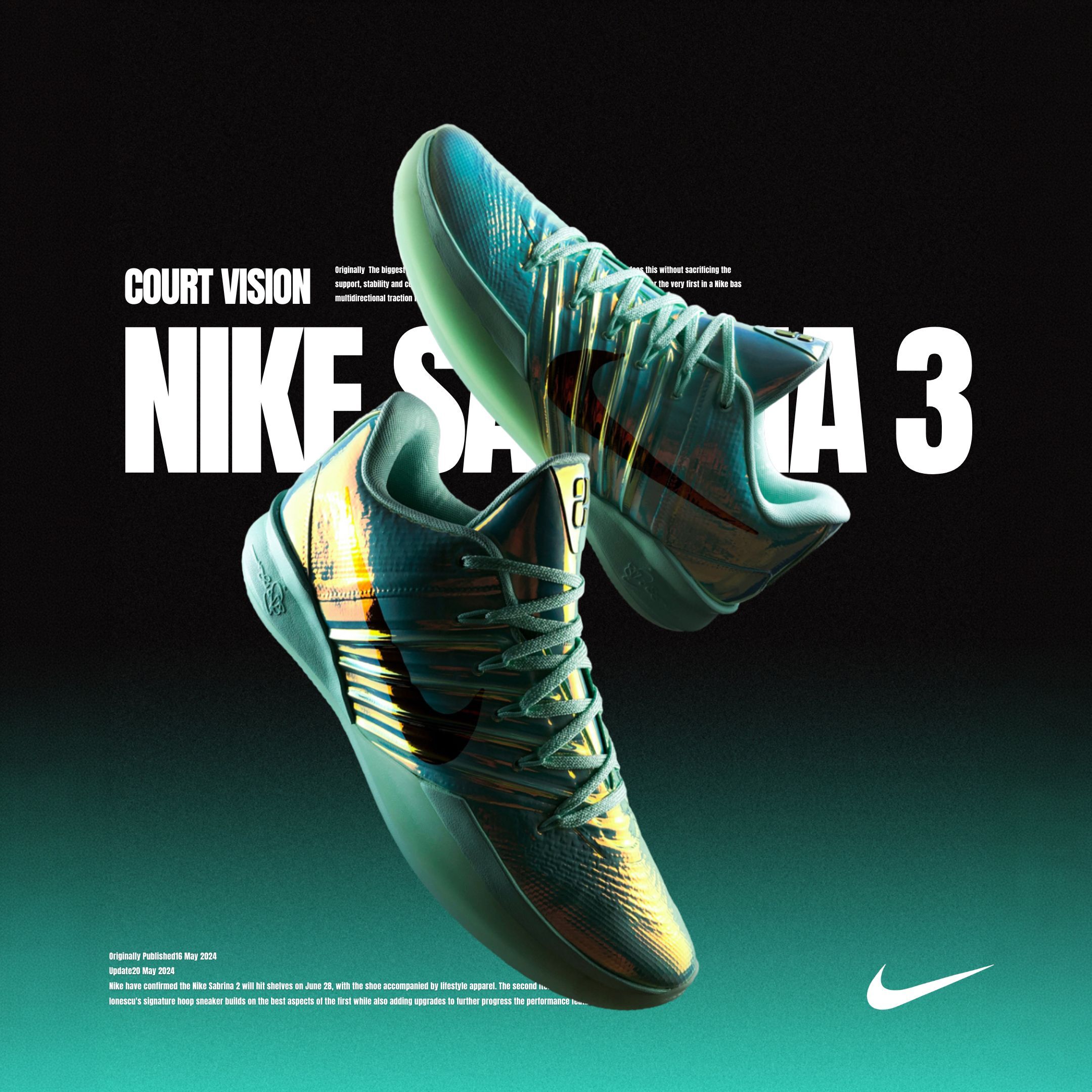 NICEDAY 代購 NIKE SABRINA 3 ALL-STAR 自由女神 全明星賽 籃球鞋 實戰 IB6677-300