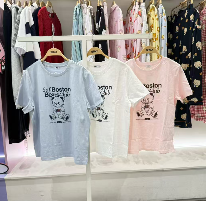 韓國代購 SPAO 新款小熊女裝短袖SP0321