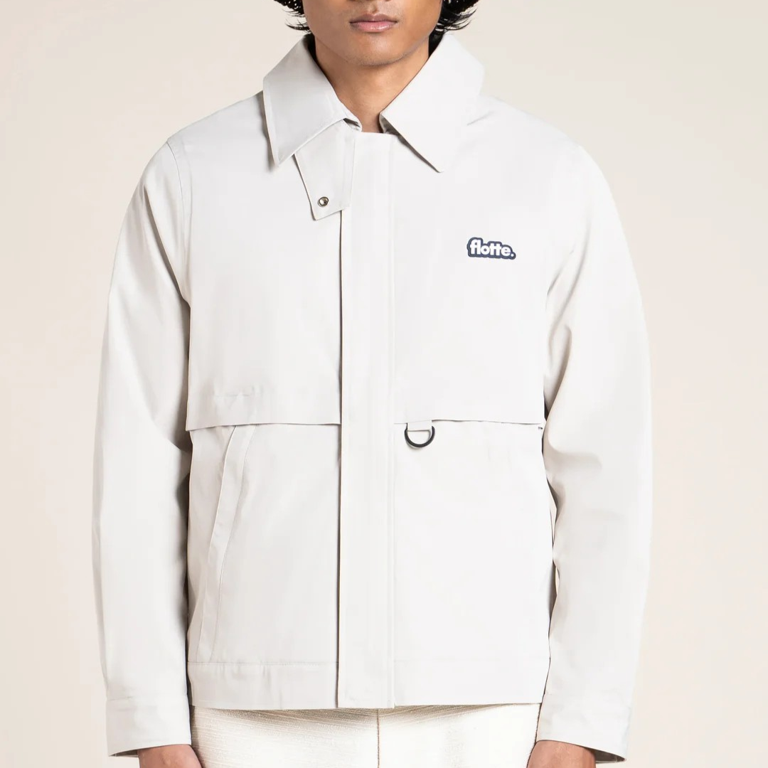1FL0401-009 [FLOTTE] Ambroise - Waterproof Jacket Chalk #26001 (EU)