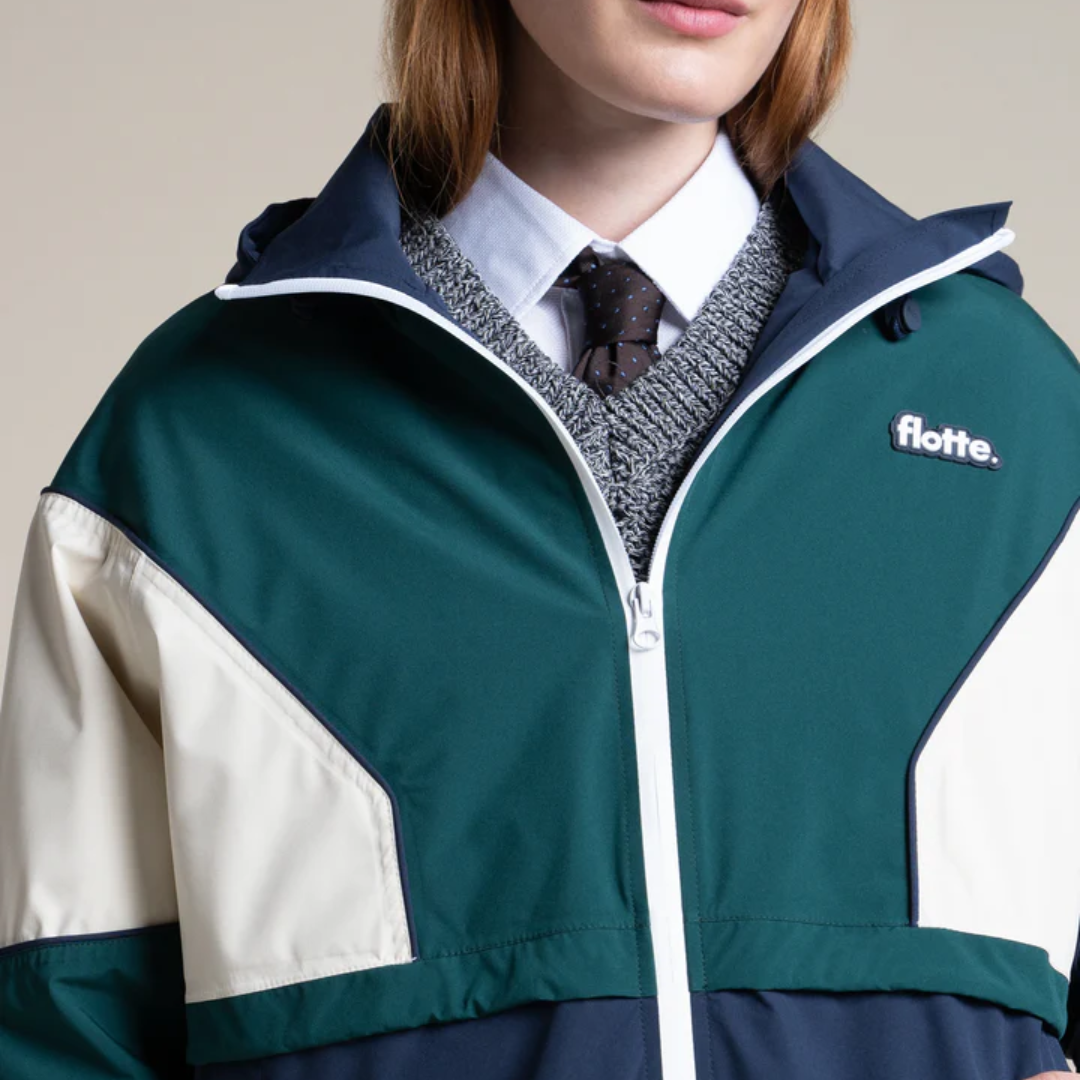 1FL0401-042 [FLOTTE] Saint-Martin - Waterproof Jacket Sapin - Indigo #24007 (EU)