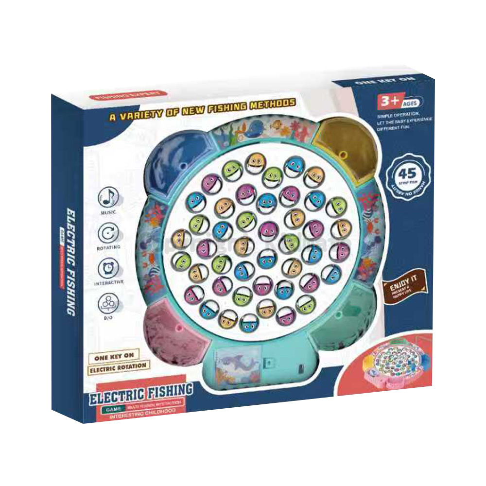 《 KIDMATE 》 音樂電動釣魚盤(混色)